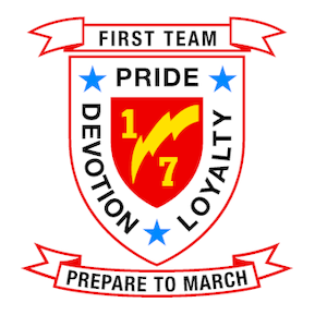 1st Battalion 7th Marine Regiment USMC Logo