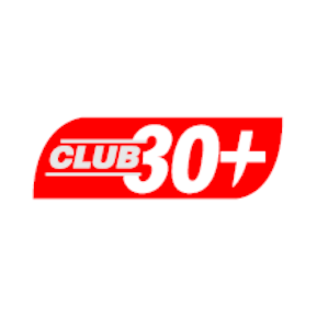 Club 30+ logo vector