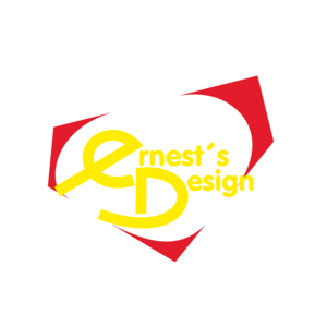 ernest's design logo vector