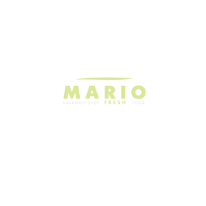 Mario Fresh Food Sandwich Shop Logo
