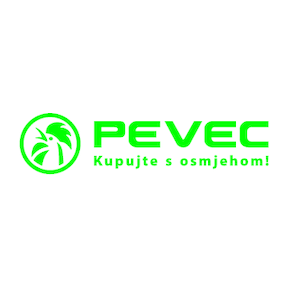 Pevec – Kupujte s osmjehom! Logo