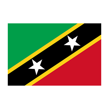 Saint Kitts ve Nevis Bayrağı Vector